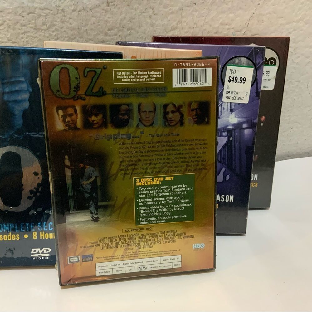 Oz - The Complete HBO The Complete Series: Seasons 1-5 New DVD - Picture 3 of 4